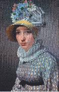 Christoffer Wilhelm Eckersberg Portrat der Anna Maria Magnan oil painting artist